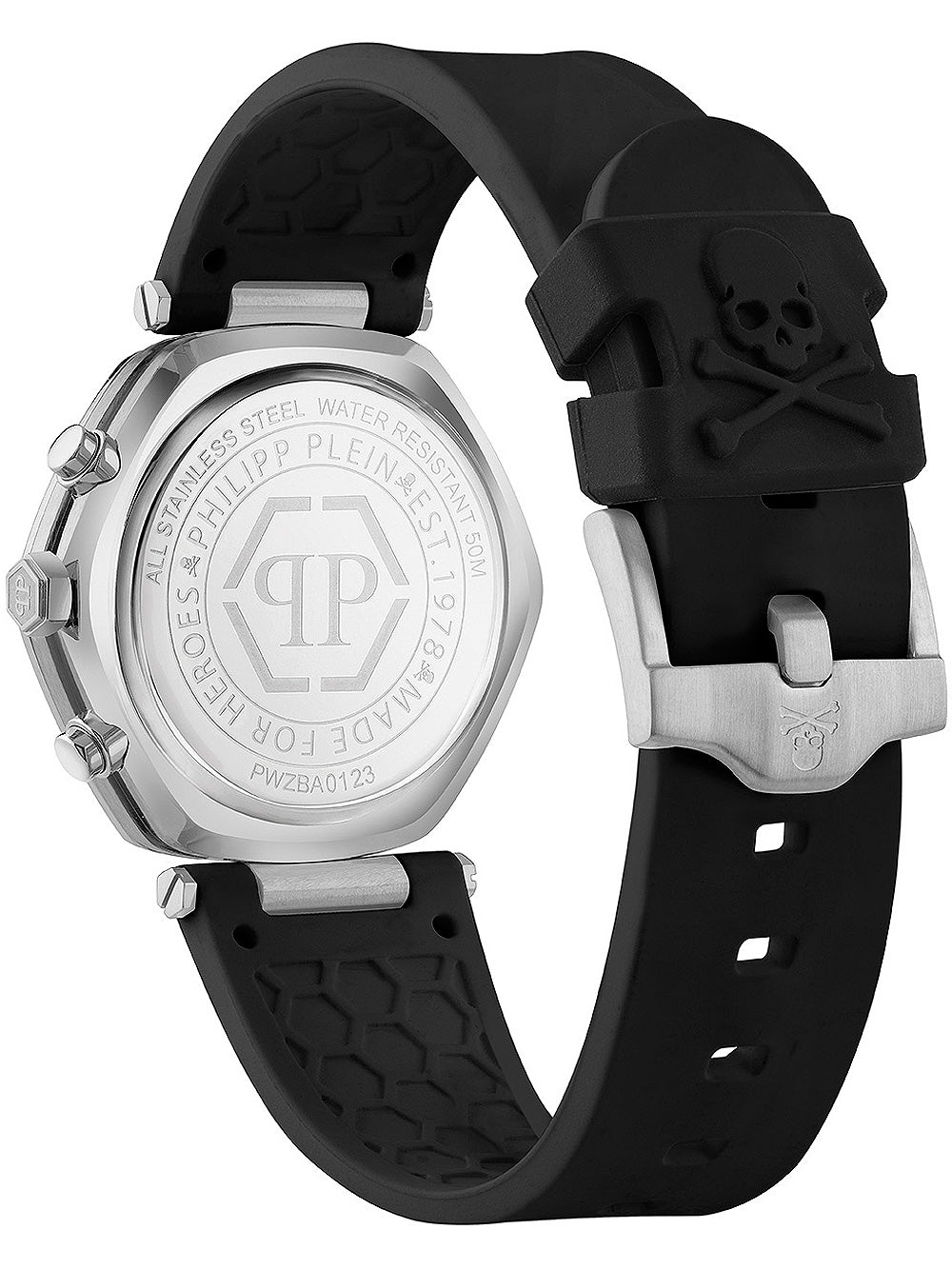 Philipp Plein PWZBA0123 The Hexagon Chronograph Unisex laikrodis 42mm 5ATM