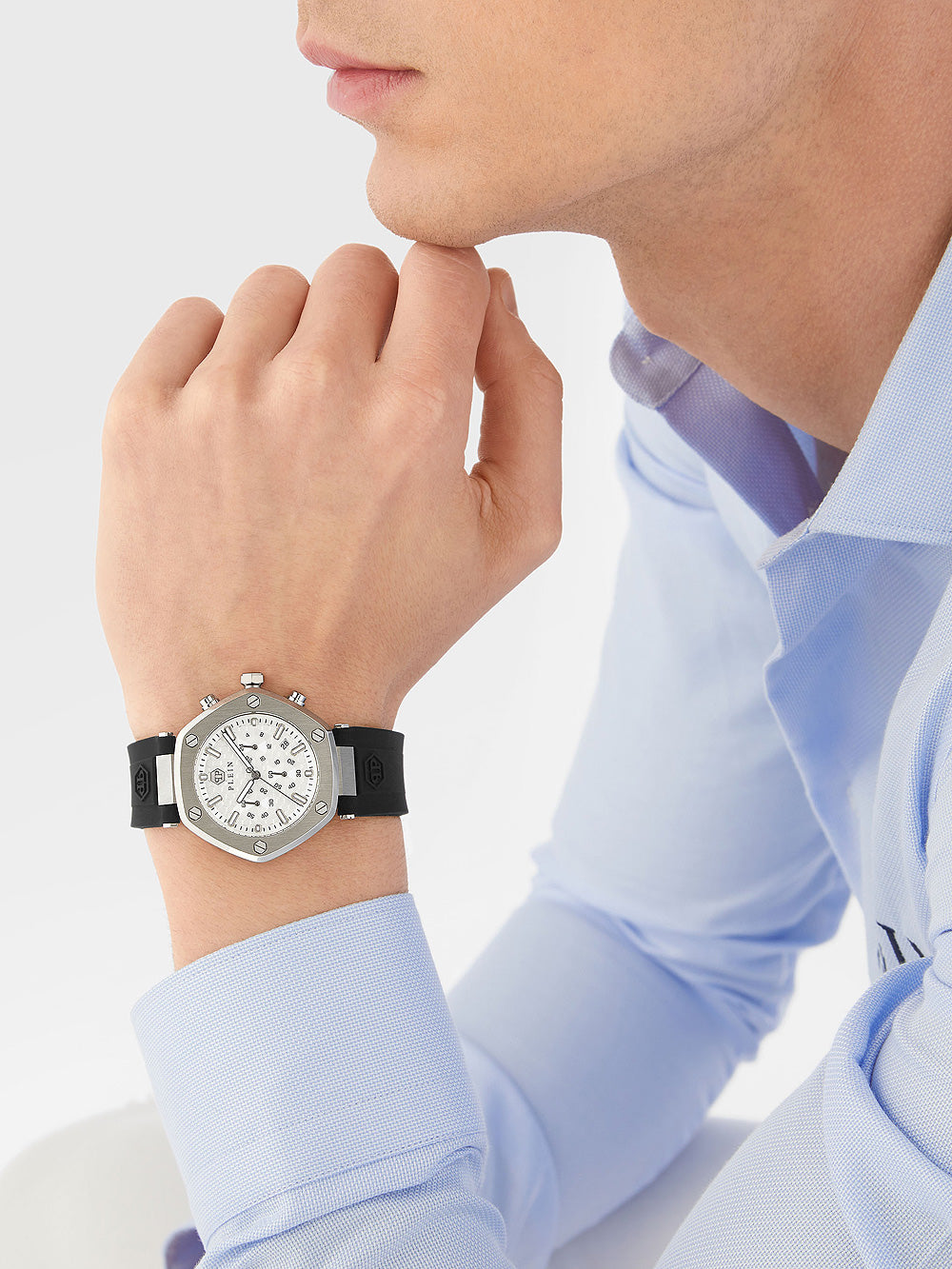 Philipp Plein PWZBA0123 The Hexagon Chronograph Unisex laikrodis 42mm 5ATM