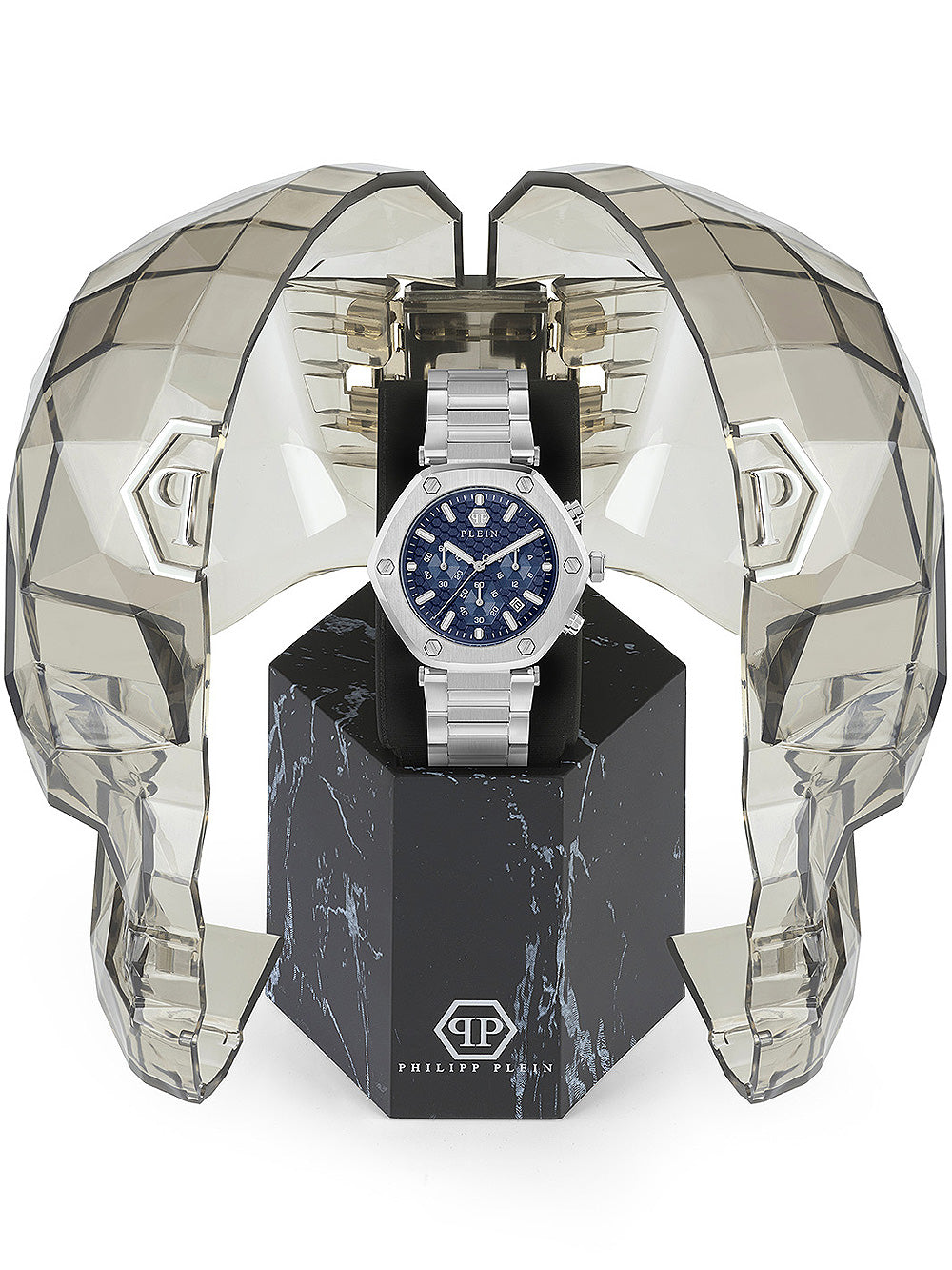 Philipp Plein PWZBA0323 The Hexagon Chronograph Unisex laikrodis 42mm 5ATM
