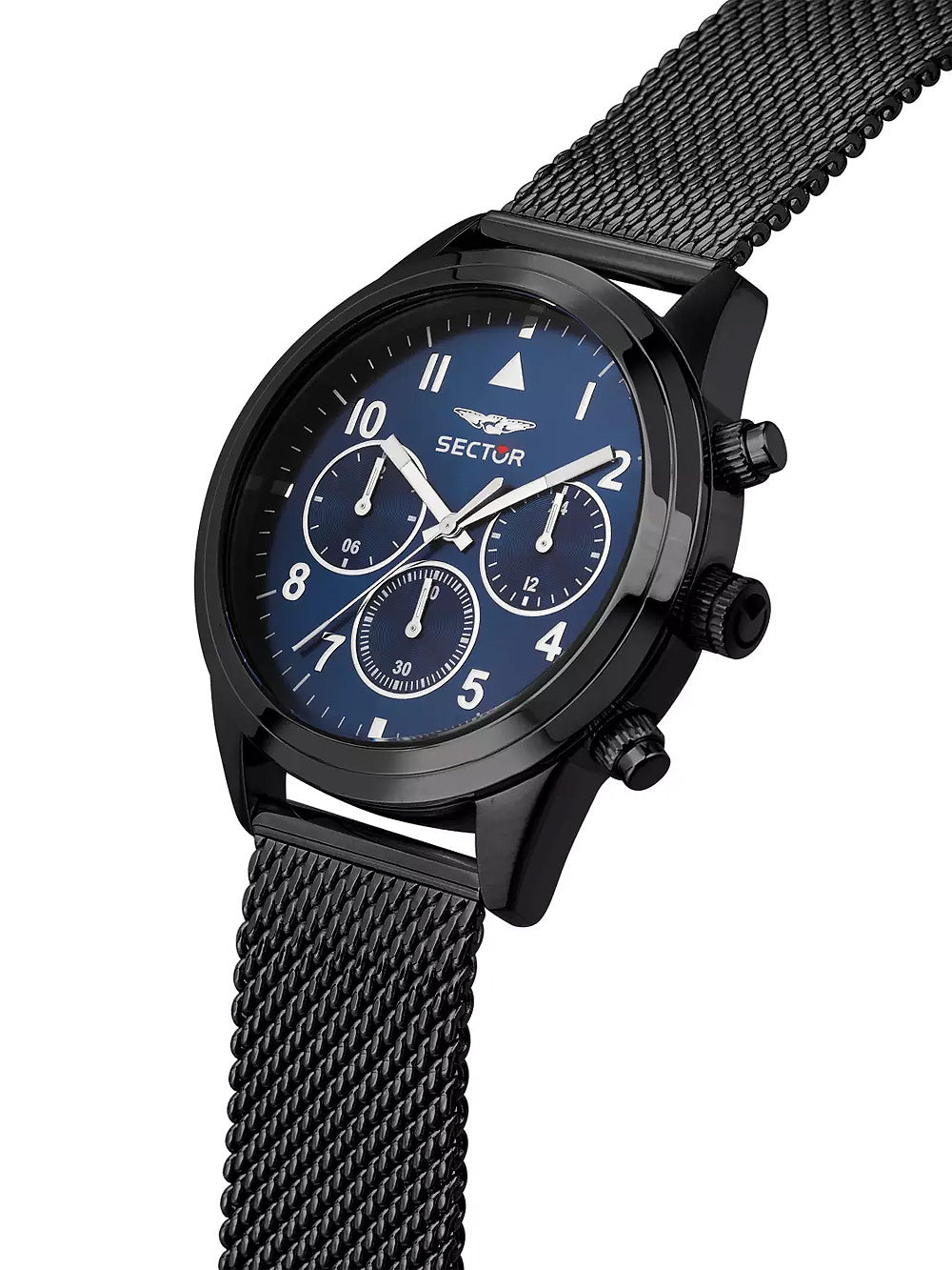 Sector R3253540010 series 670 dual time vyriškas laikrodis 40mm 5ATM