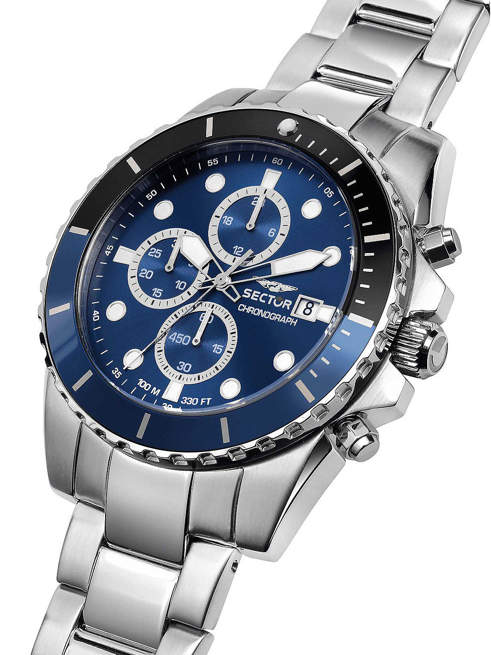 Sector R3273776003 series 450 Chronografas Vyriškas laikrodis 43mm 10ATM