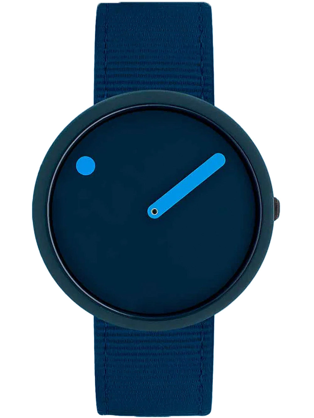 PICTO R44001-R001 Unisex laikrodis Ghost Nets Navy Blue 40mm 5ATM