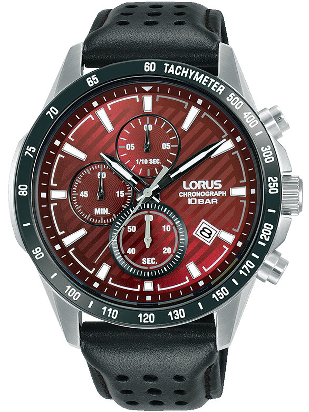 Lorus RM305JX9 Sport Chronograph vyriškas laikrodis 44mm 10ATM