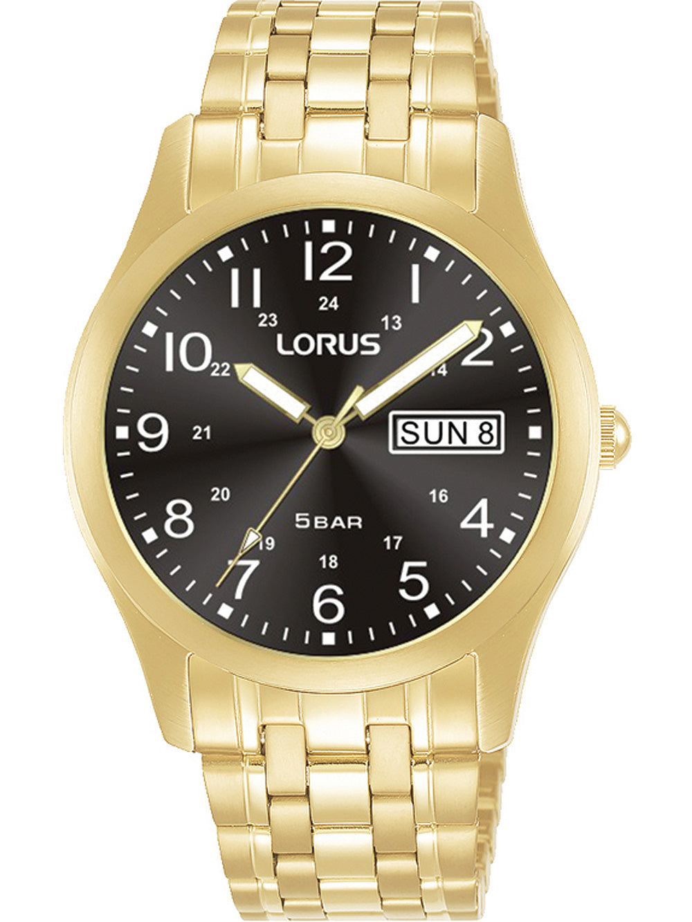 Lorus RXN76DX9 vyriškas laikrodis 37mm 5ATM