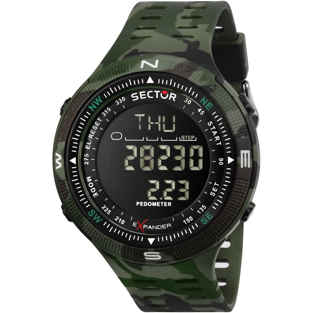 Sector R3251541002 EX-29 Digital laikrodis vyriškas laikrodis 44mm 5ATM