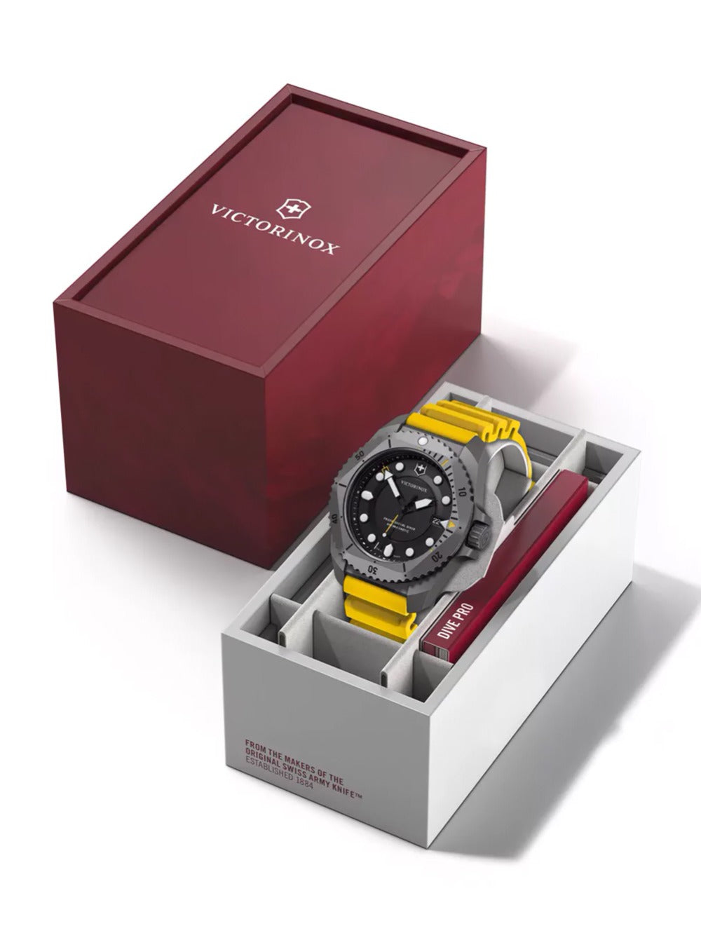 Victorinox 241992 vyriškas laikrodis Dive Pro Quartz Titanium 43mm 30ATM