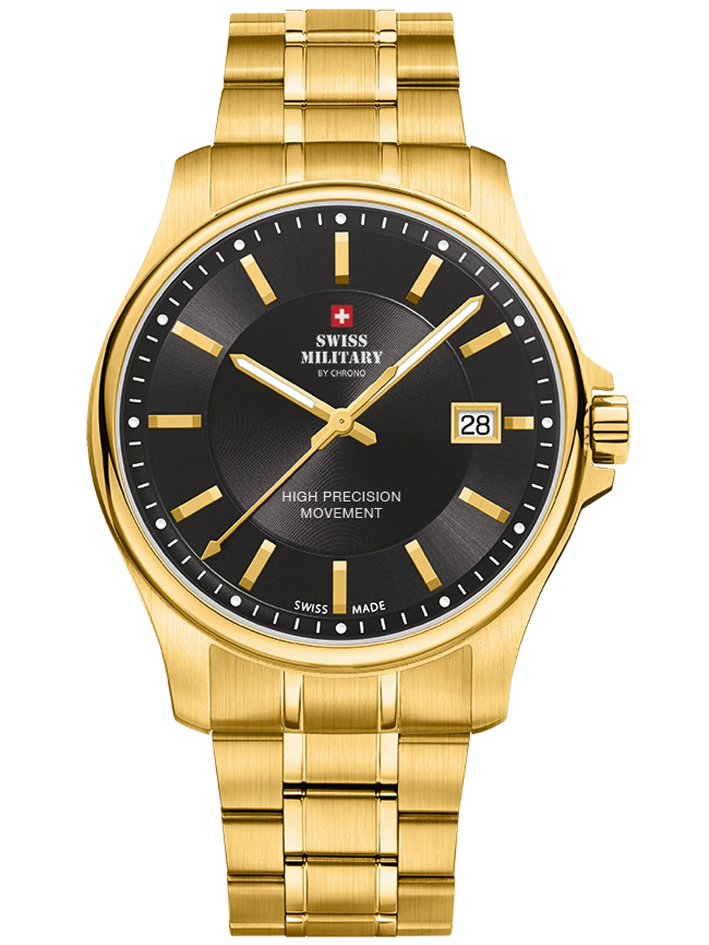 Swiss Military SM30200.08 vyriškas laikrodis 39mm 5ATM