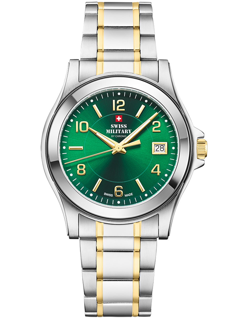 Swiss Military SM34002.28 vyriškas laikrodis 39mm 5ATM