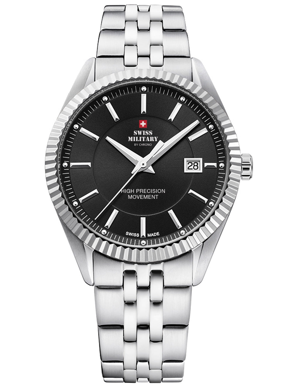 Swiss Military SM34065.01 vyriškas laikrodis 40mm 5ATM
