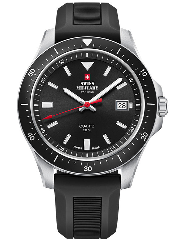 Swiss Military SM34082.07 vyriškas laikrodis quartz 42 mm 5ATM