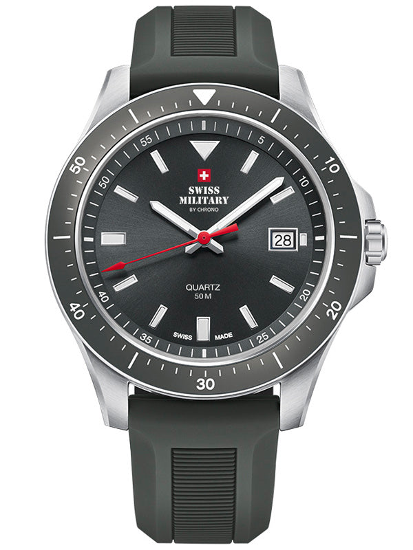 Swiss Military SM34082.09 vyriškas laikrodis quartz 42 mm 5ATM