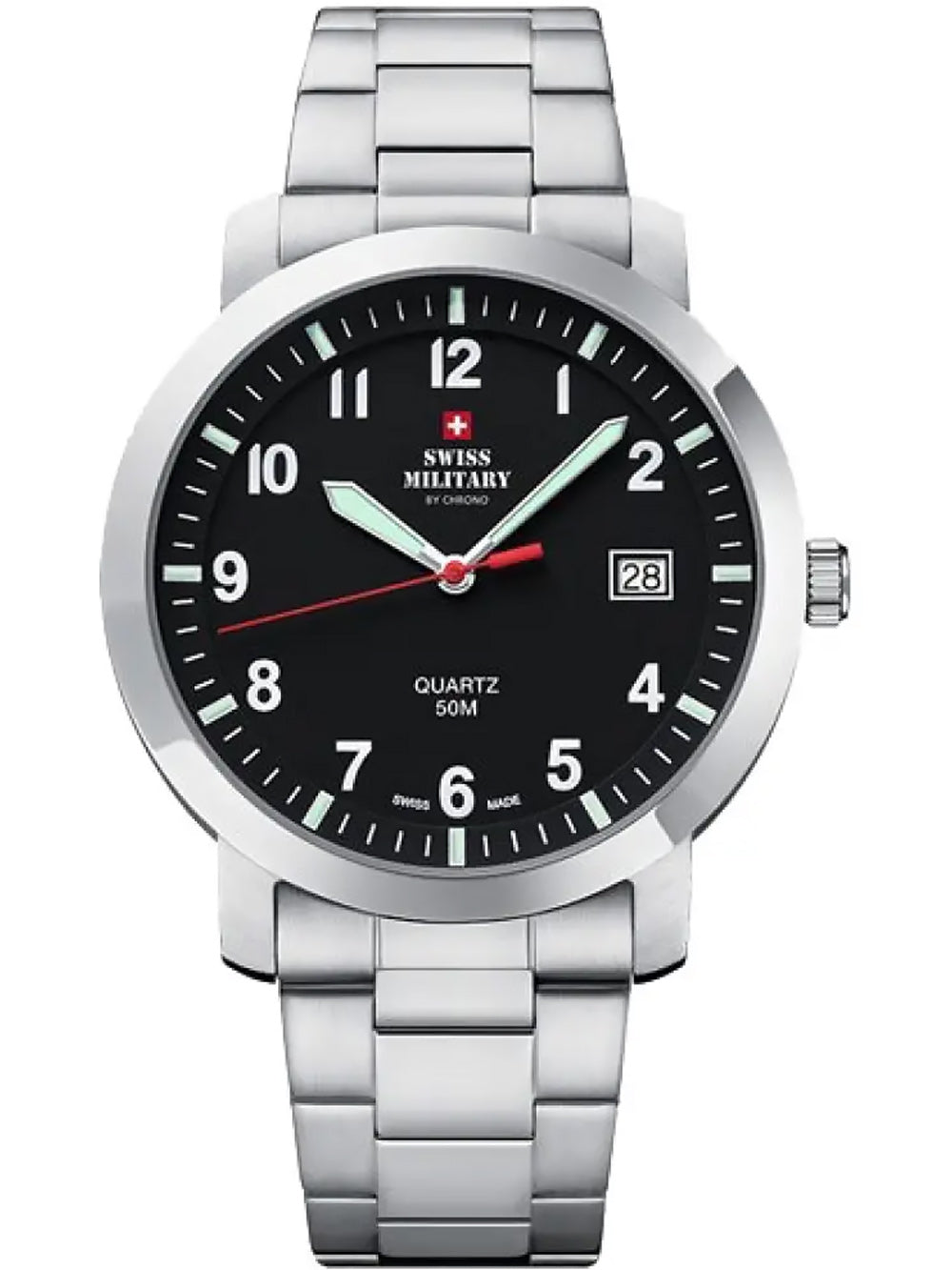 Swiss Military SM34083.07 vyriškas laikrodis 40mm 5ATM