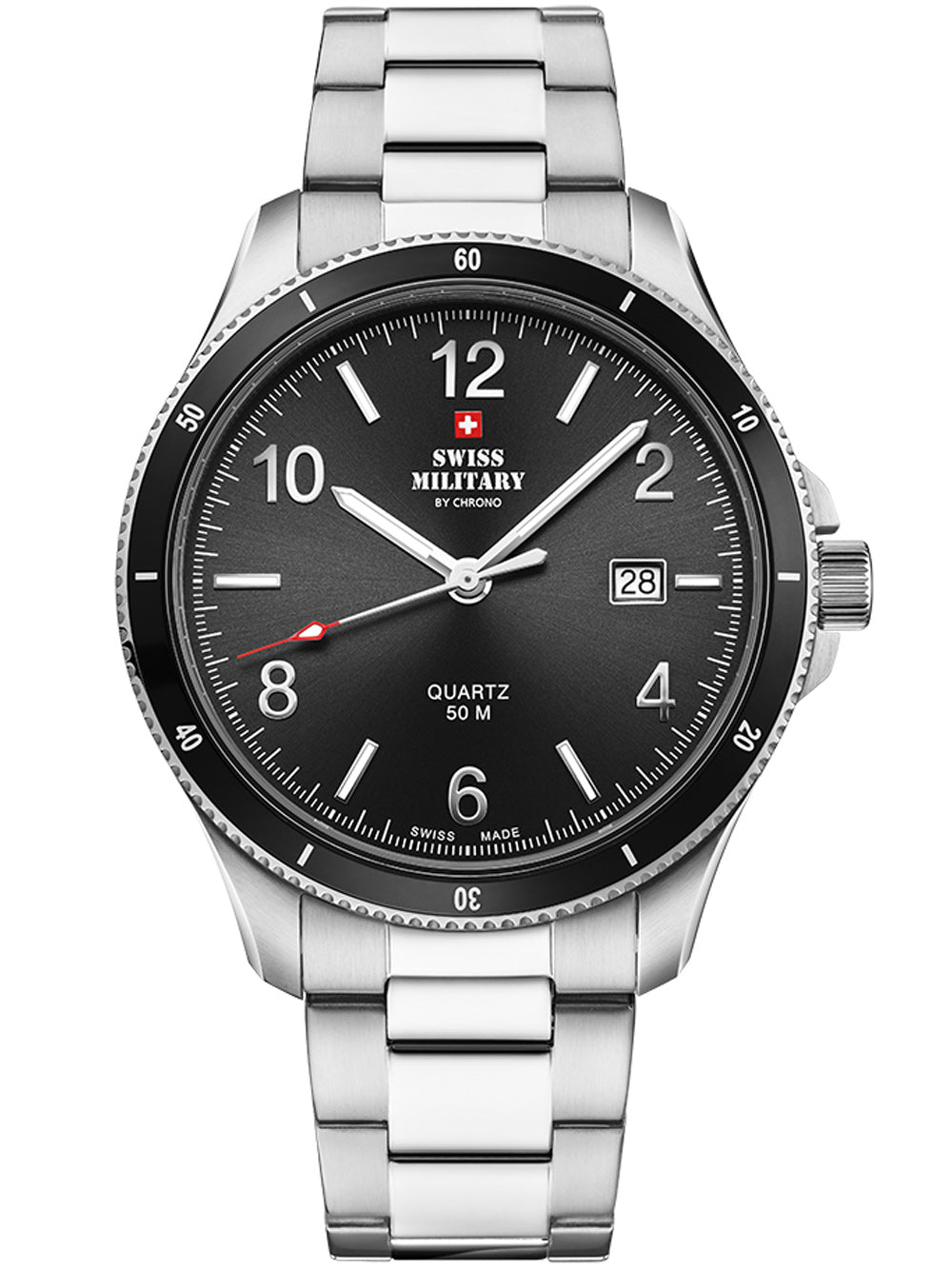 Swiss Military SM34096.01 vyriškas laikrodis 42mm 5ATM