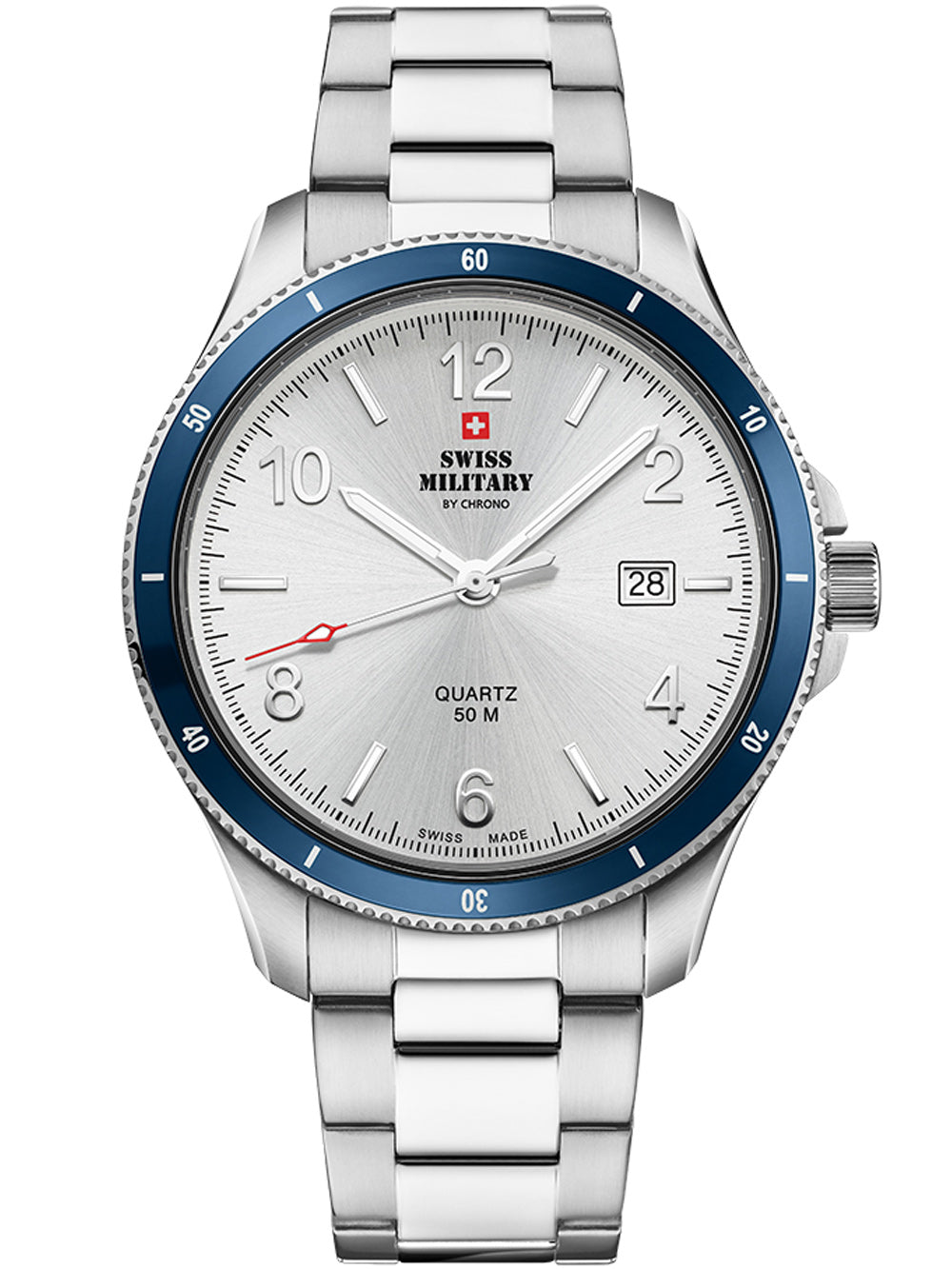 Swiss Military SM34096.02 vyriškas laikrodis 42mm 5ATM
