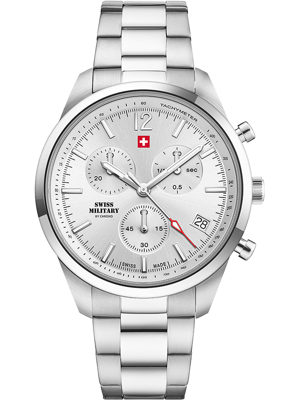 Swiss Military SM34097.02 Chronograph vyriškas laikrodis 42mm 5ATM