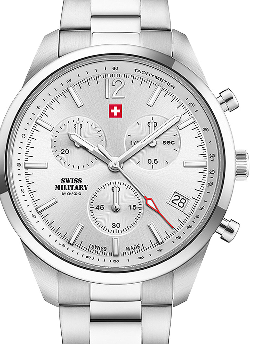Swiss Military SM34097.02 Chronograph vyriškas laikrodis 42mm 5ATM