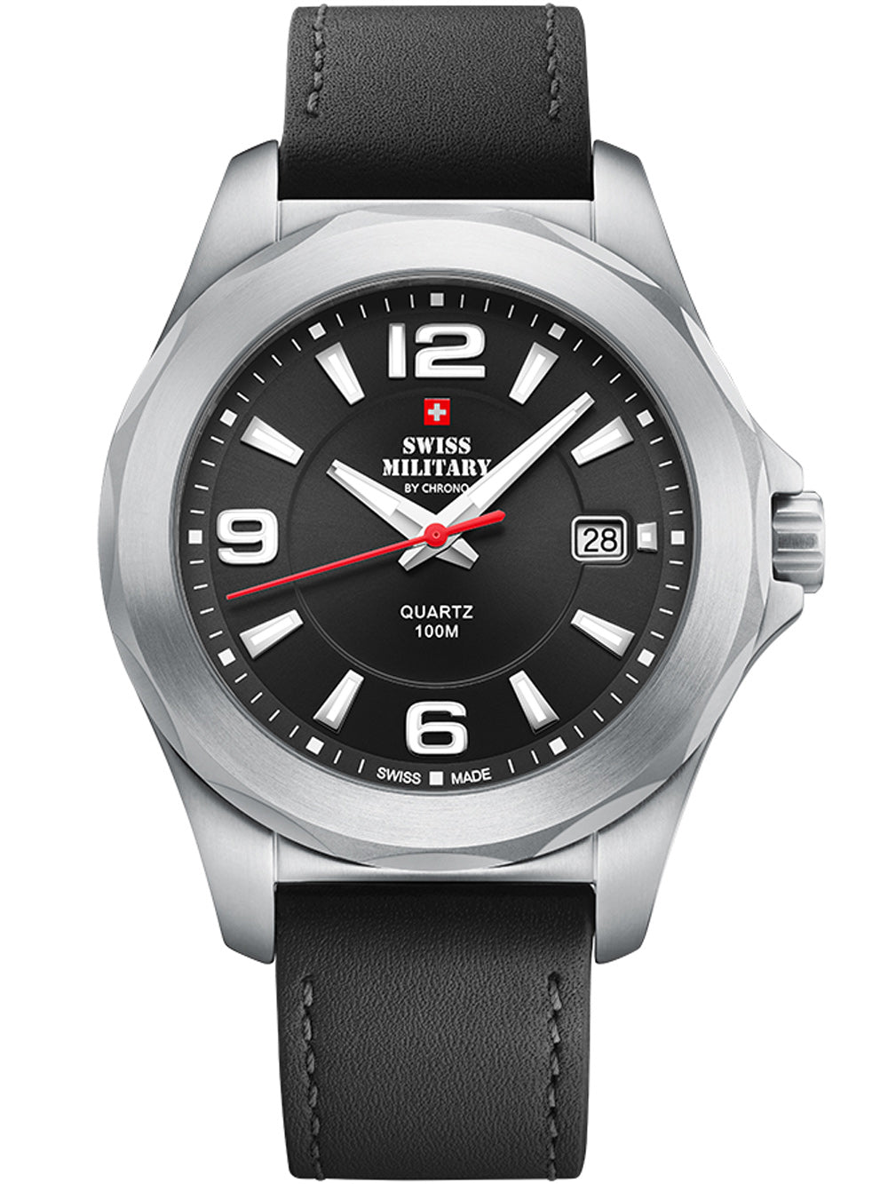 Swiss Military SM34099.01 vyriškas laikrodis 42mm 10ATM