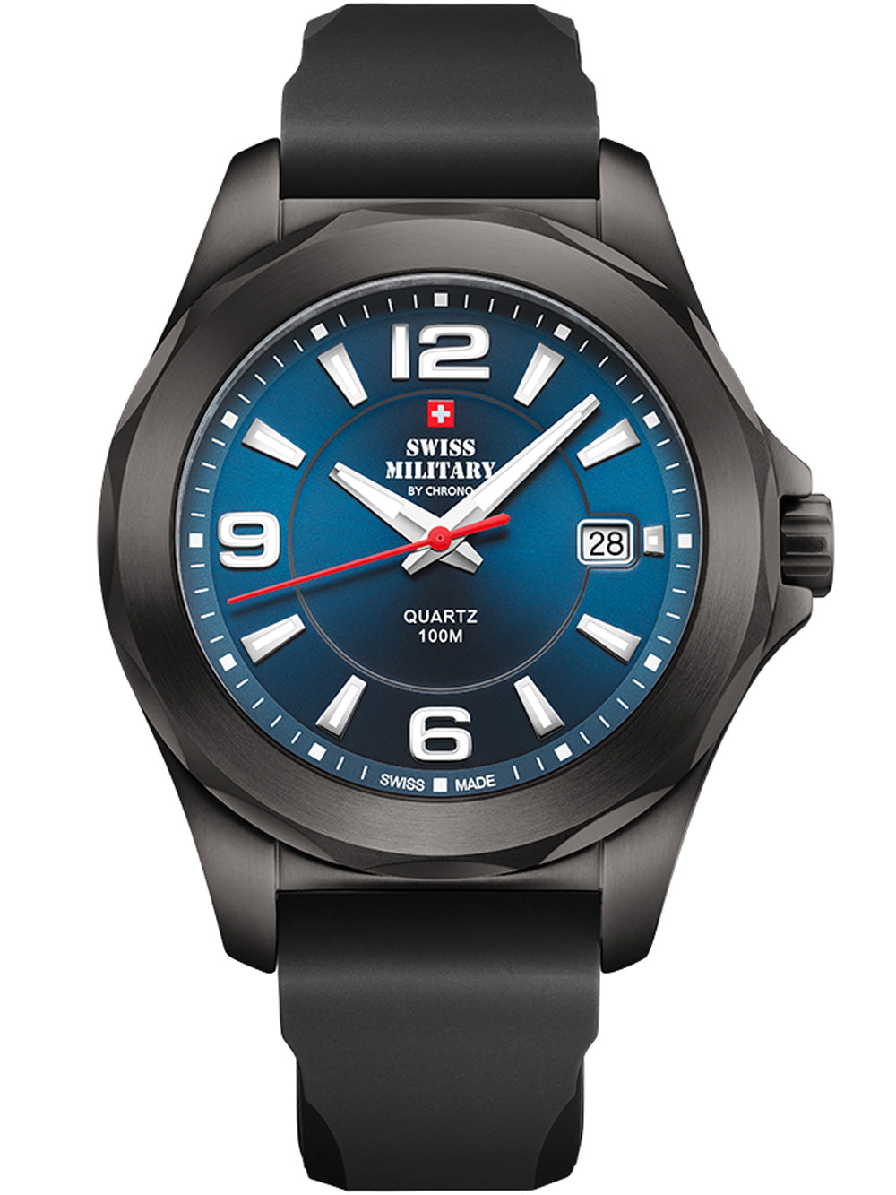 Swiss Military SM34099.04 vyriškas laikrodis 42mm 10ATM