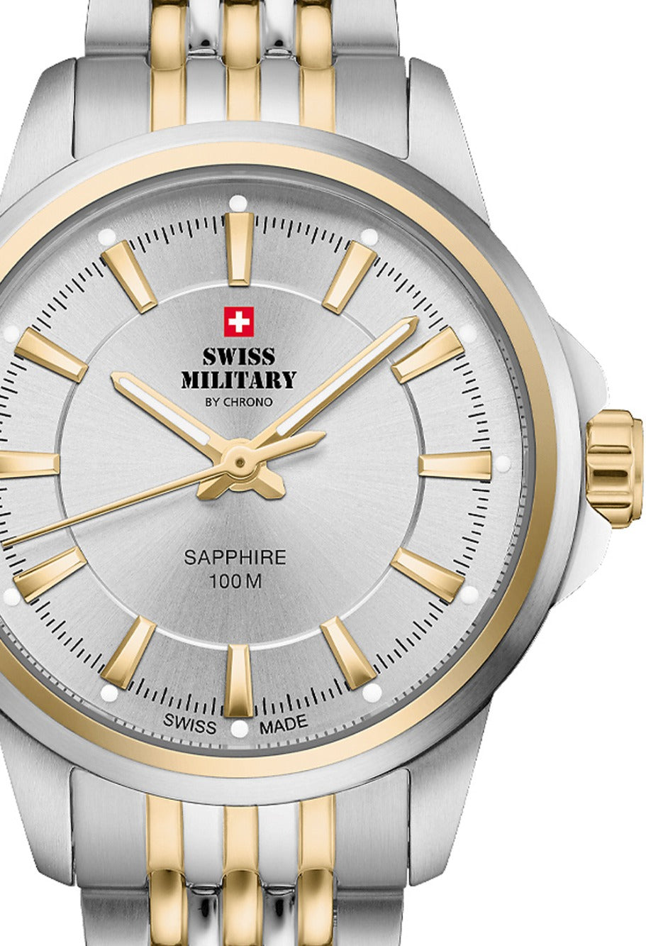 Swiss Military SM34105.04 moteriškas laikrodis Classic Sapphire Glas 28mm 10ATM