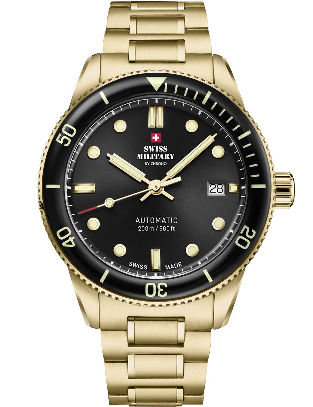Swiss Military SMA34106.04 vyriškas laikrodis Automatic Diver 42mm 20ATM