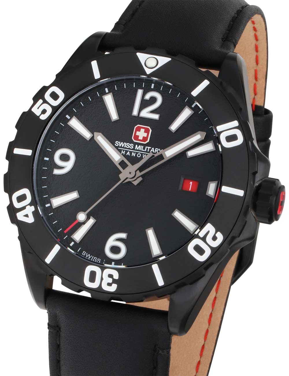 Swiss Military Hanowa SMWGB0000230 Carbon Peak vyriškas laikrodis 44mm 10ATM