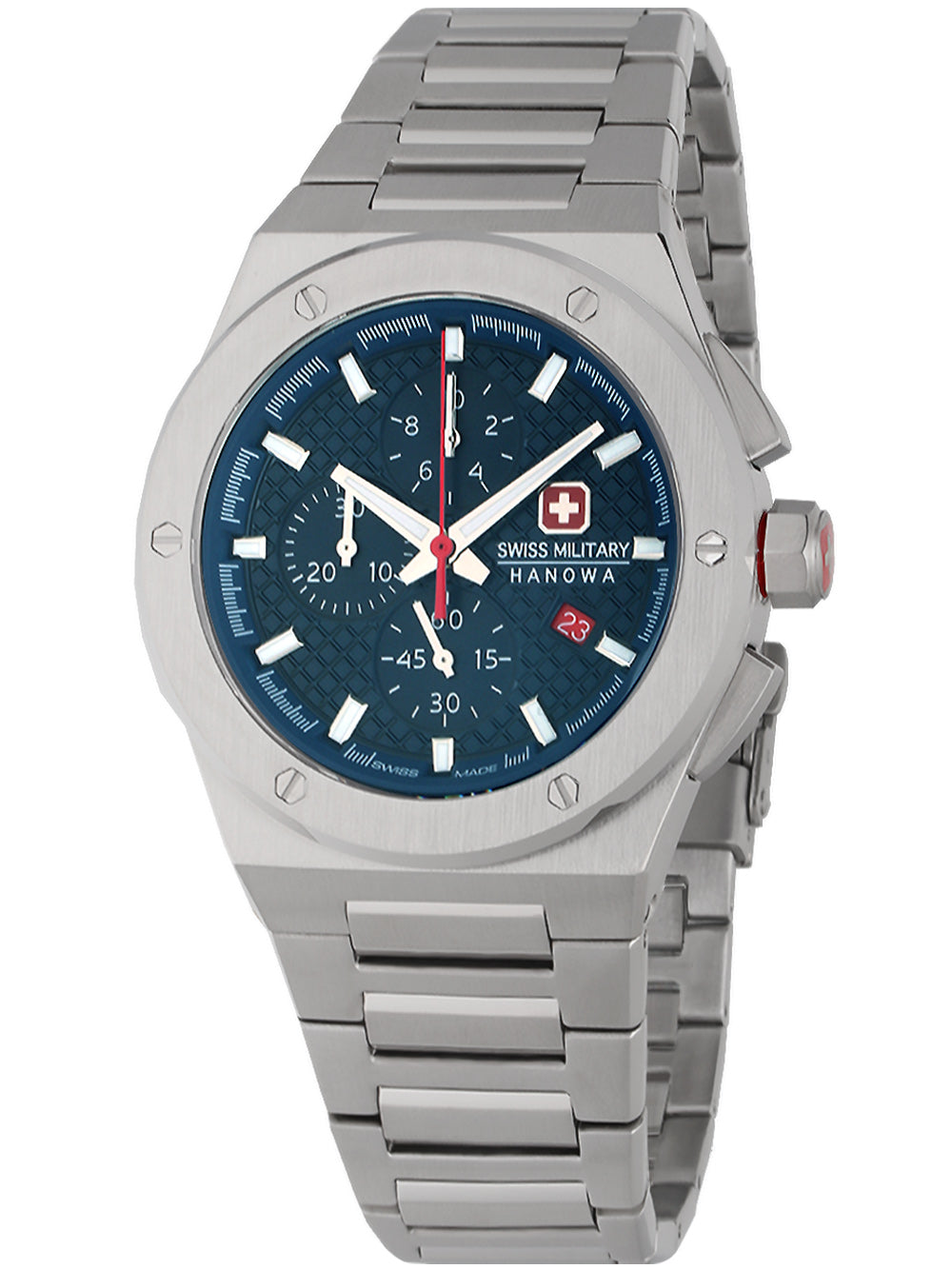 Swiss Military Hanowa SMWGI2101702 Sidewinder Chronograph vyriškas laikrodis 43mm 10ATM