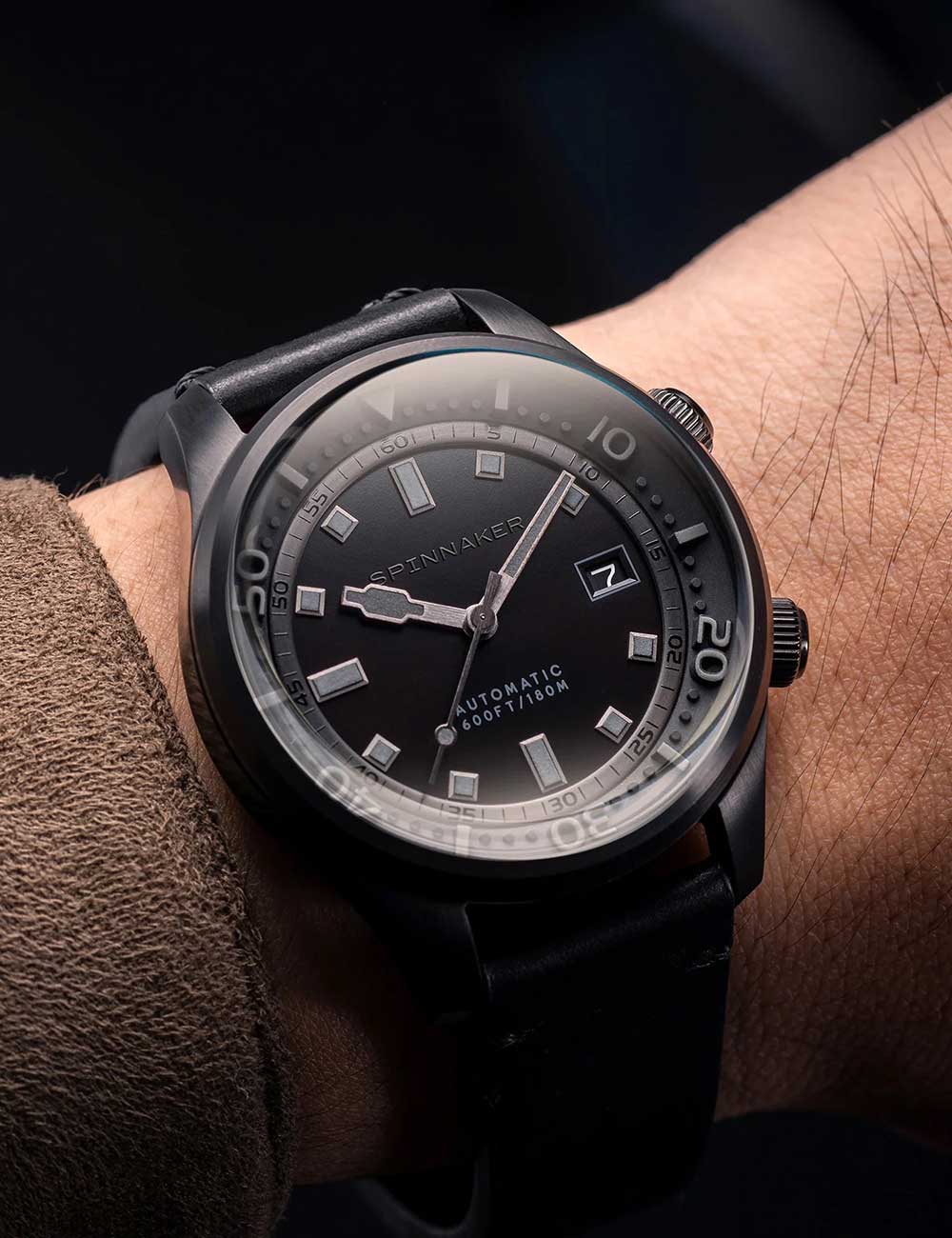 Spinnaker SP-5062-06 vyriškas laikrodis Bradner Automatic 42mm 18ATM