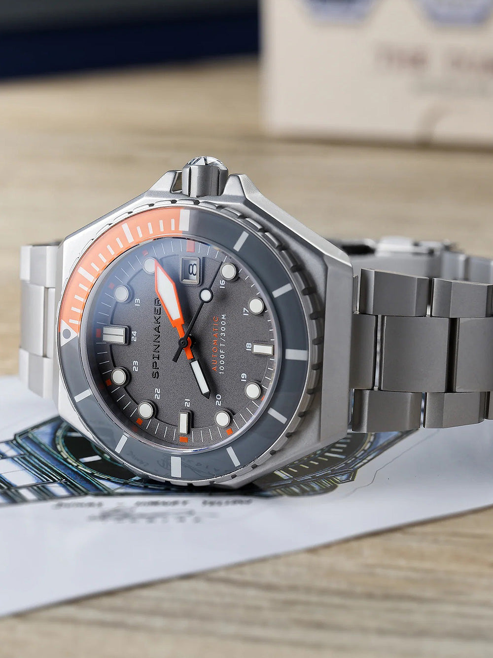 Spinnaker SP-5081-LL Dumas Automatic vyriškas laikrodis 44mm 30ATM
