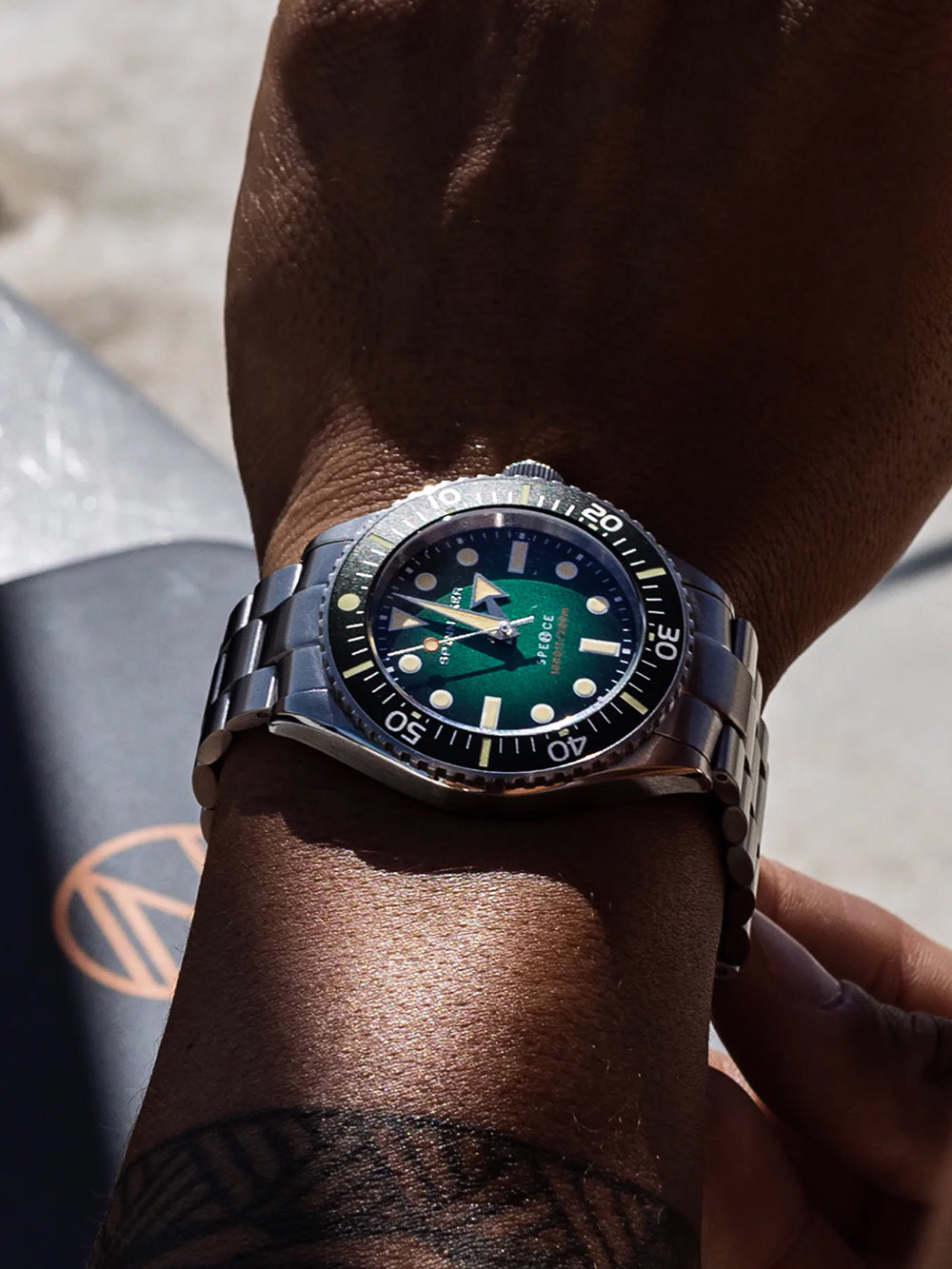 Spinnaker SP-5097-44 vyriškas laikrodis Spence Automatic Diver 40mm 30ATM