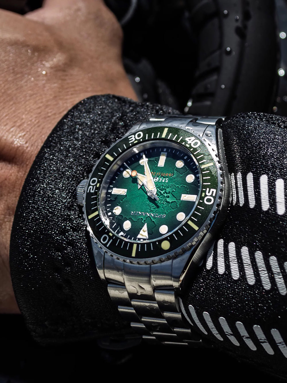 Spinnaker SP-5097-44 vyriškas laikrodis Spence Automatic Diver 40mm 30ATM