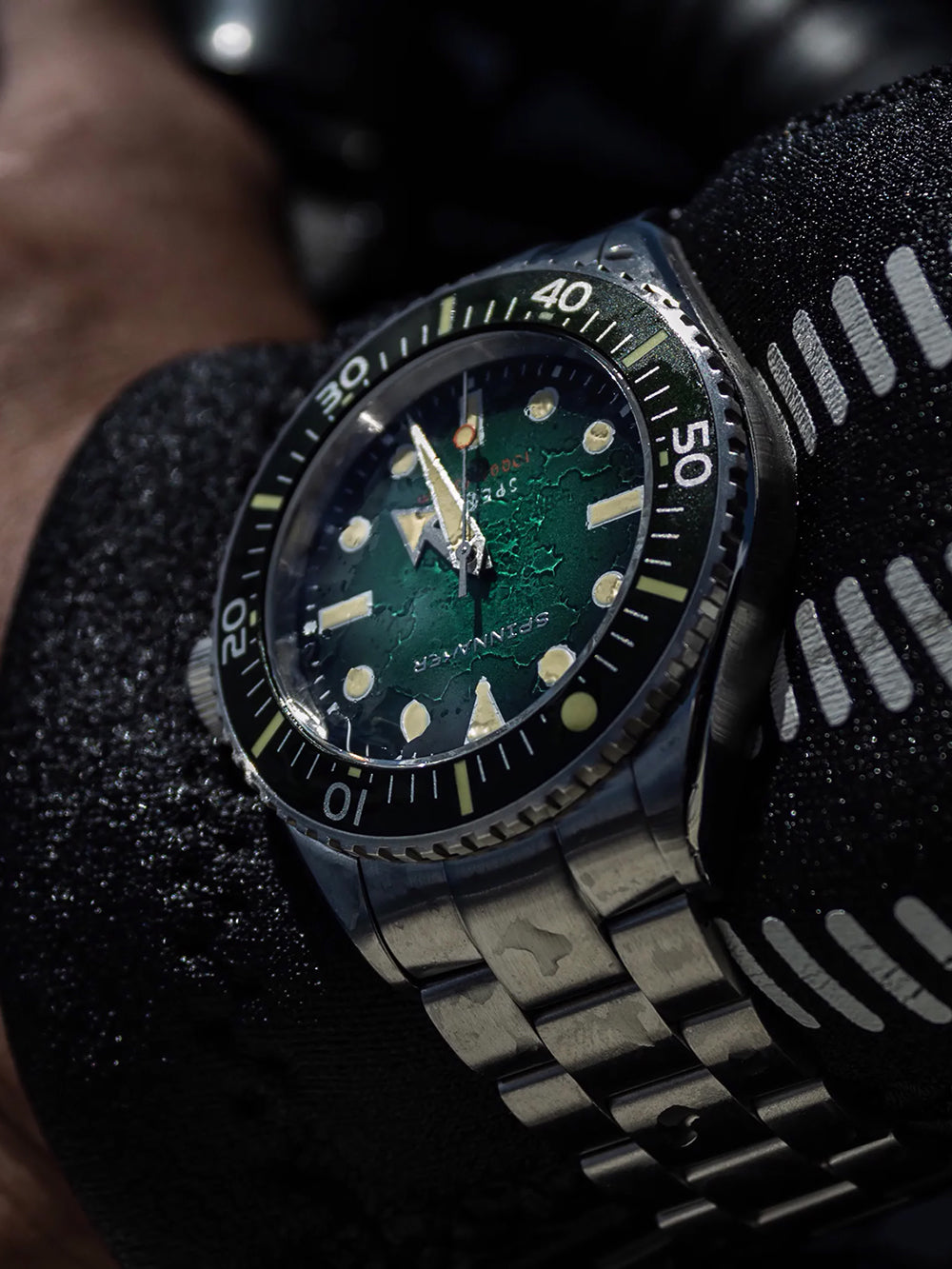 Spinnaker SP-5097-44 vyriškas laikrodis Spence Automatic Diver 40mm 30ATM