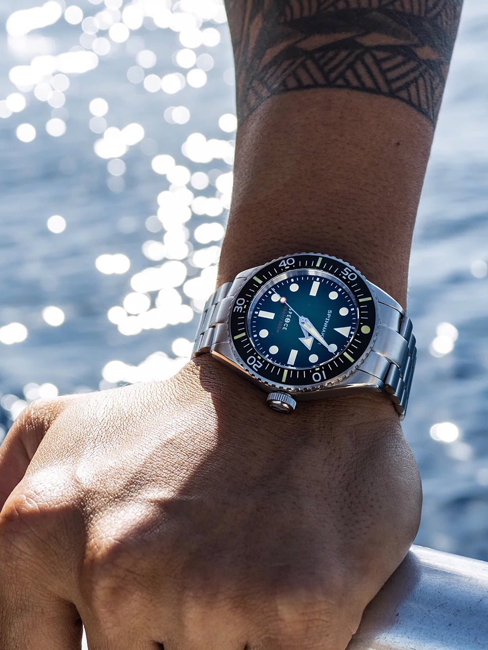 Spinnaker SP-5097-44 vyriškas laikrodis Spence Automatic Diver 40mm 30ATM