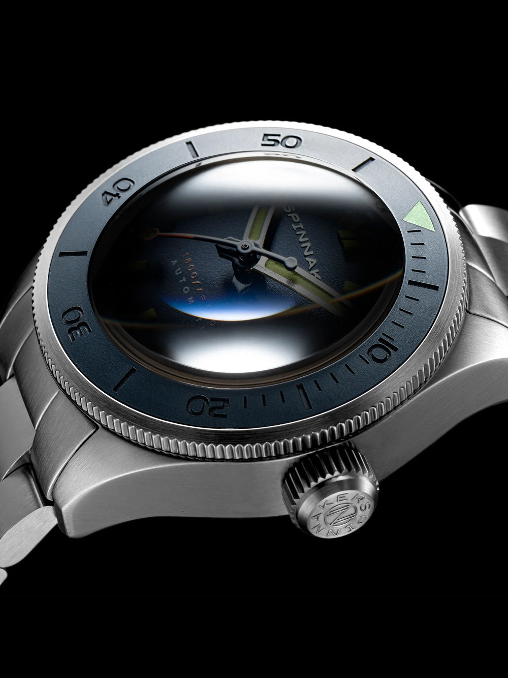 Spinnaker SP-5098-22 Picard Dark Cerulean Automatic Diver 45mm 55ATM