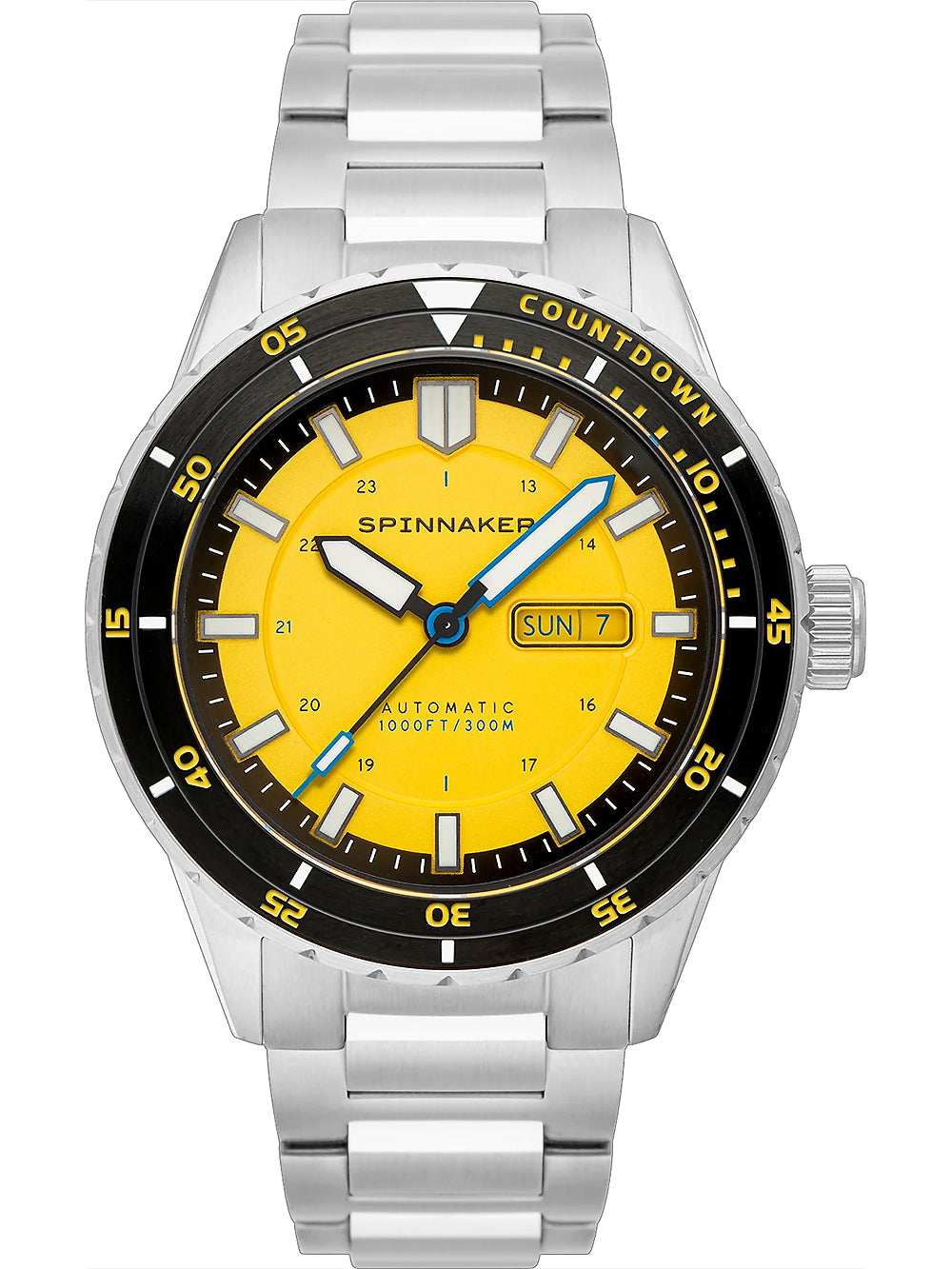 Spinnaker SP-5099-33 vyriškas laikrodis Hass Automatic Diver 43mm 30ATM