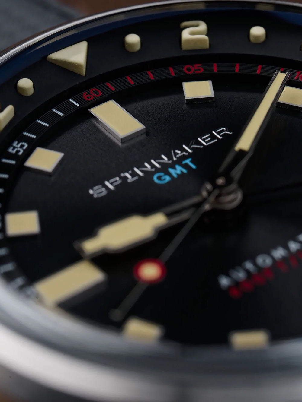 Spinnaker SP-5121-33 vyriškas laikrodis Bradner GMT Automatic 42mm 18ATM
