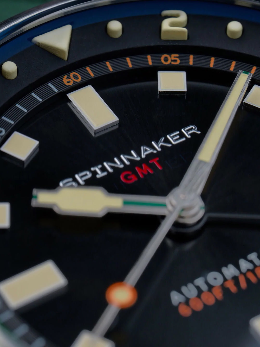 Spinnaker SP-5121-44 vyriškas laikrodis Bradner GMT Automatic 42mm 18ATM