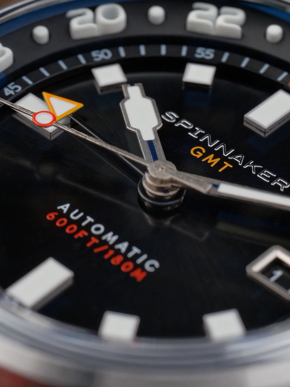 Spinnaker SP-5121-66 vyriškas laikrodis Bradner GMT Automatic 42mm 18ATM