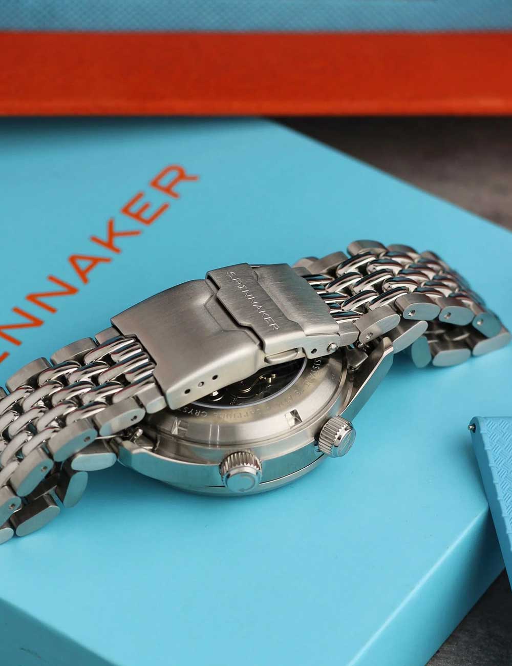 Spinnaker SP-5121-CC vyriškas laikrodis Bradner GMT Automatic 42mm 18ATM