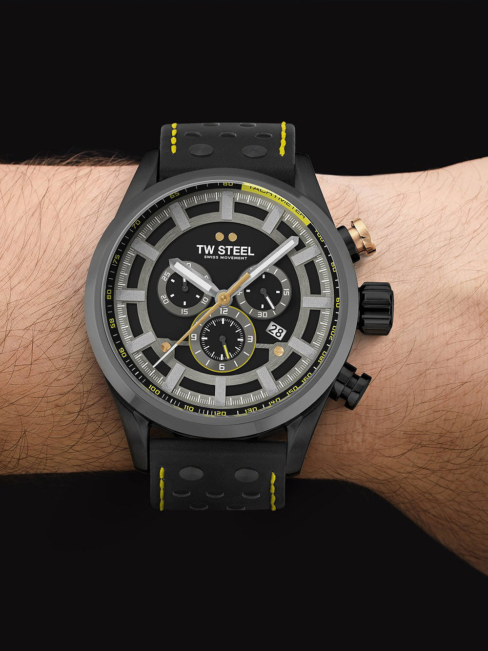 TW-Steel SVS207 Fast Lane Chronograph limited edition vyriškas laikrodis 48mm 10ATM