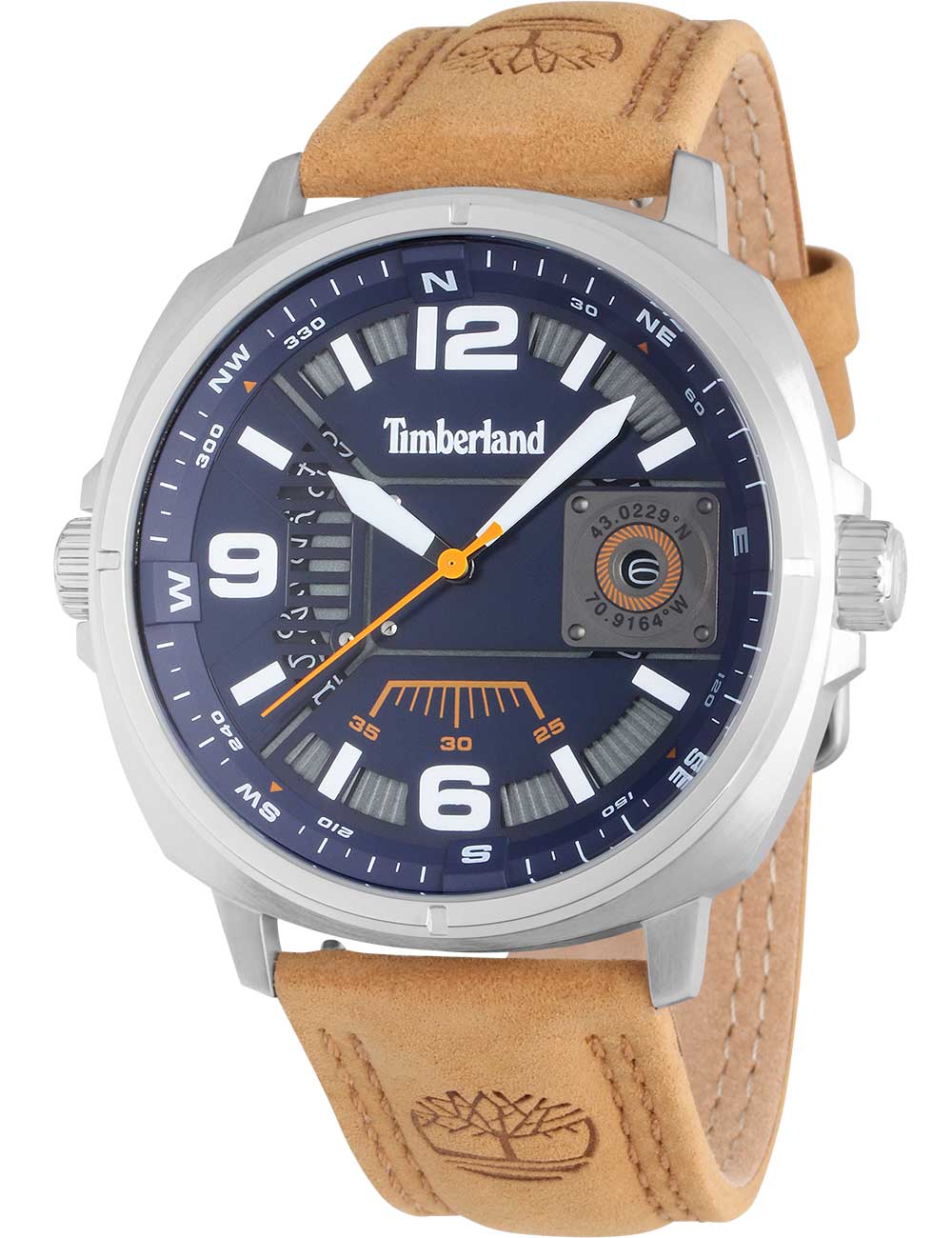 Timberland TDWGB2201404 Breakheart vyriškas laikrodis 48mm 5ATM