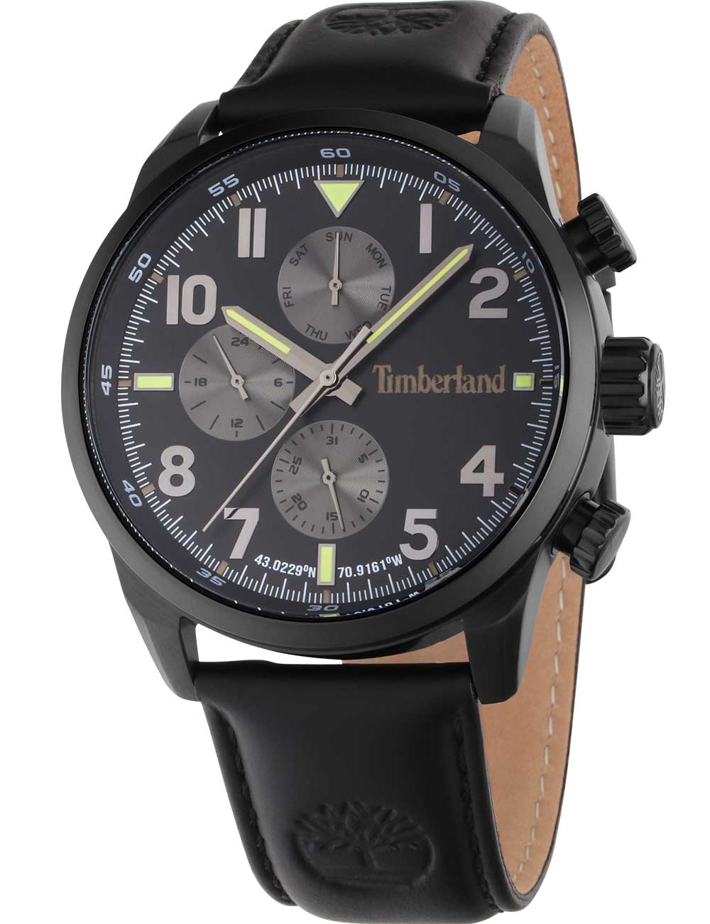 Timberland TDWGF0009502 Henniker II vyriškas laikrodis 47mm 5ATM