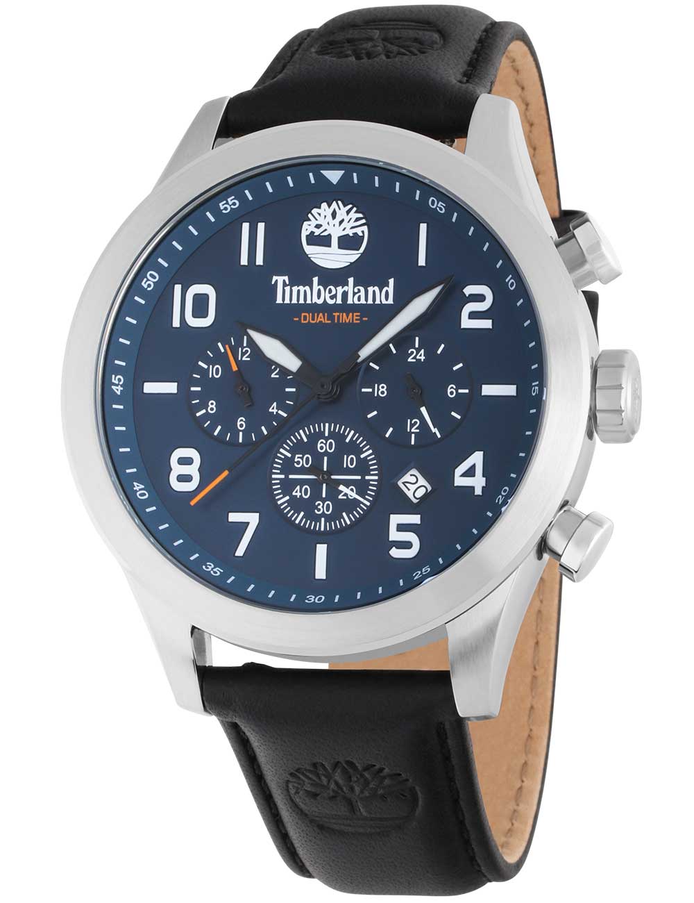 Timberland TDWGF0009702 Ashmont Dual Time Chronograph vyriškas laikrodis 46mm 5ATM