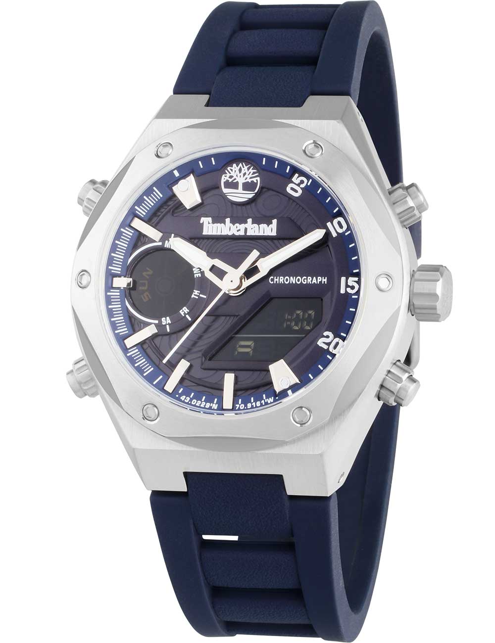 Timberland TDWGP2231403 Abbotville vyriškas laikrodis 45mm 5ATM