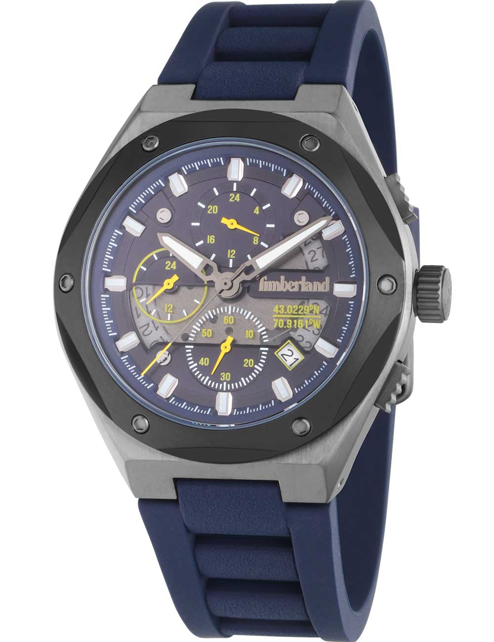 Timberland TDWGQ2231201 Abbotville vyriškas laikrodis 45mm 5ATM
