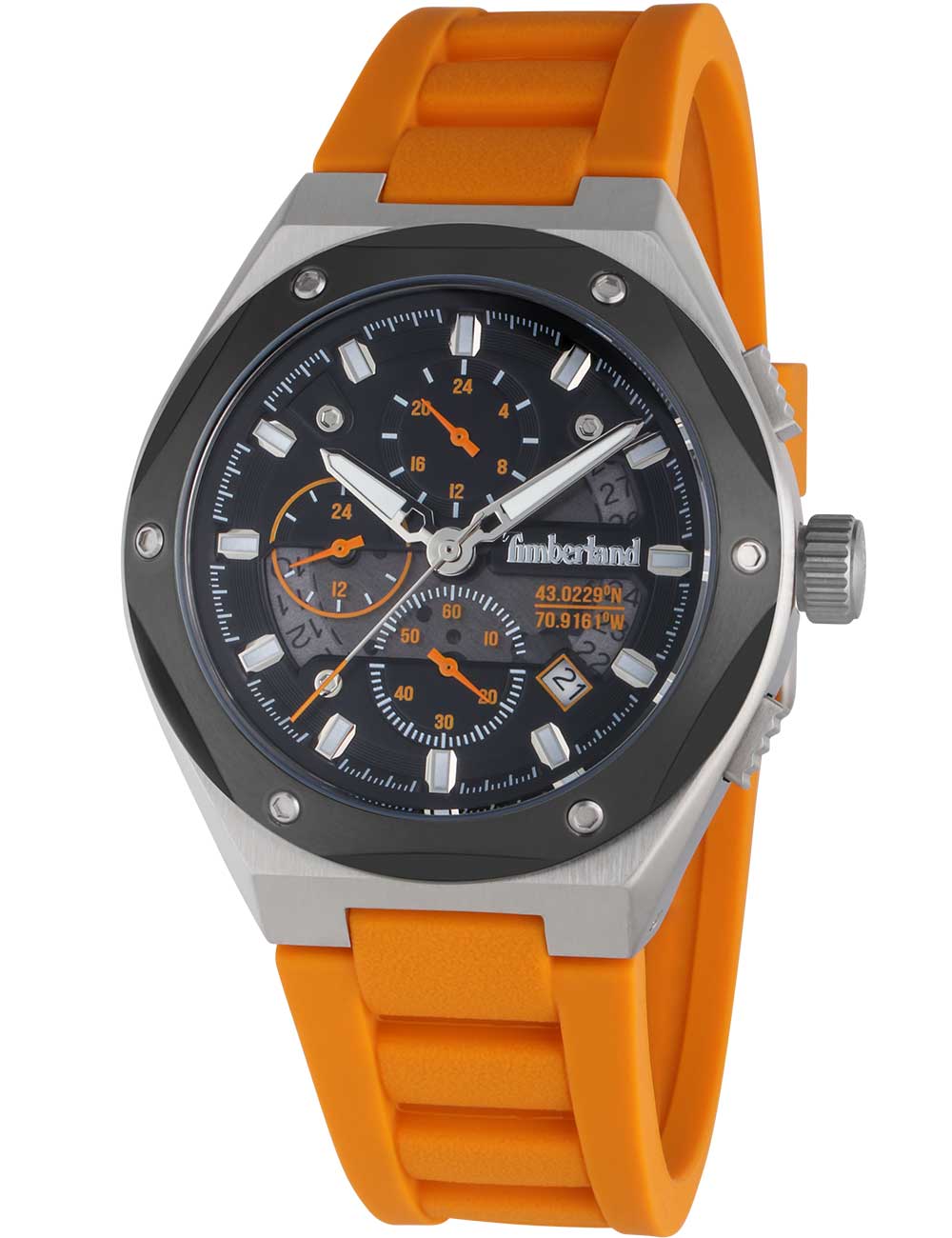 Timberland TDWGQ2231202 Abbotville vyriškas laikrodis 45mm 5ATM