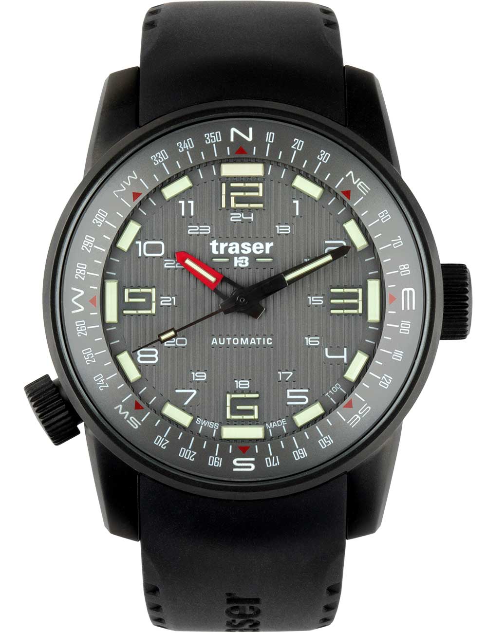 Traser H3 110594 P68 Pathfinder T100 Automatic vyriškas laikrodis 46mm 10ATM