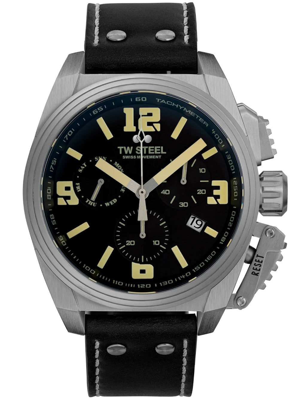 TW-Steel TW1111 Canteen Chronograph vyriškas laikrodis 46mm 10ATM