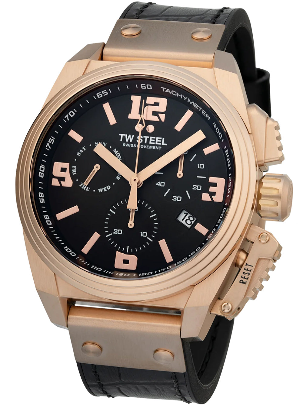 TW-Steel TW1115 Canteen Chronograph vyriškas laikrodis 46mm 10ATM