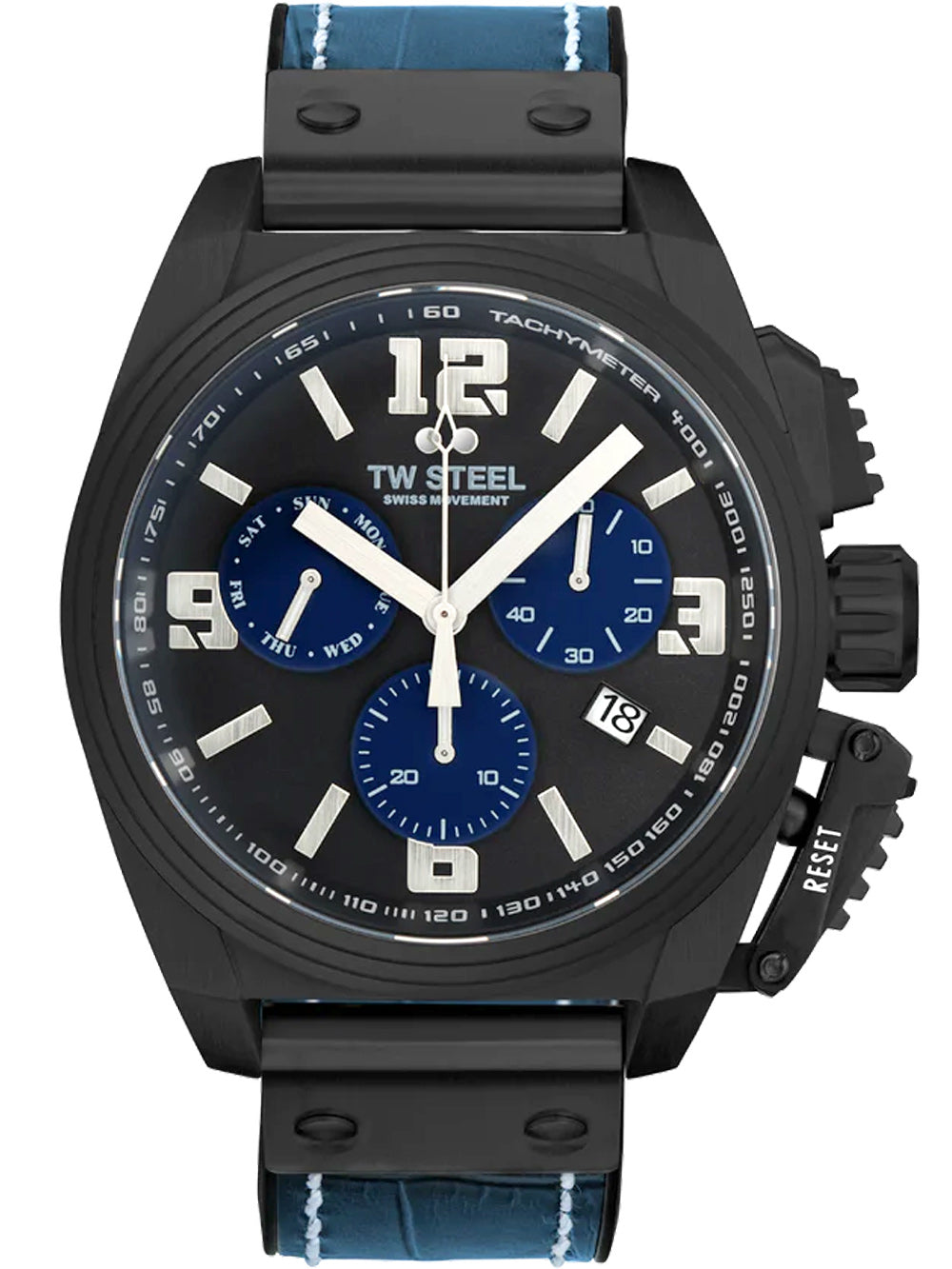 TW-Steel TW1117 Canteen Chronograph vyriškas laikrodis 46mm 10ATM
