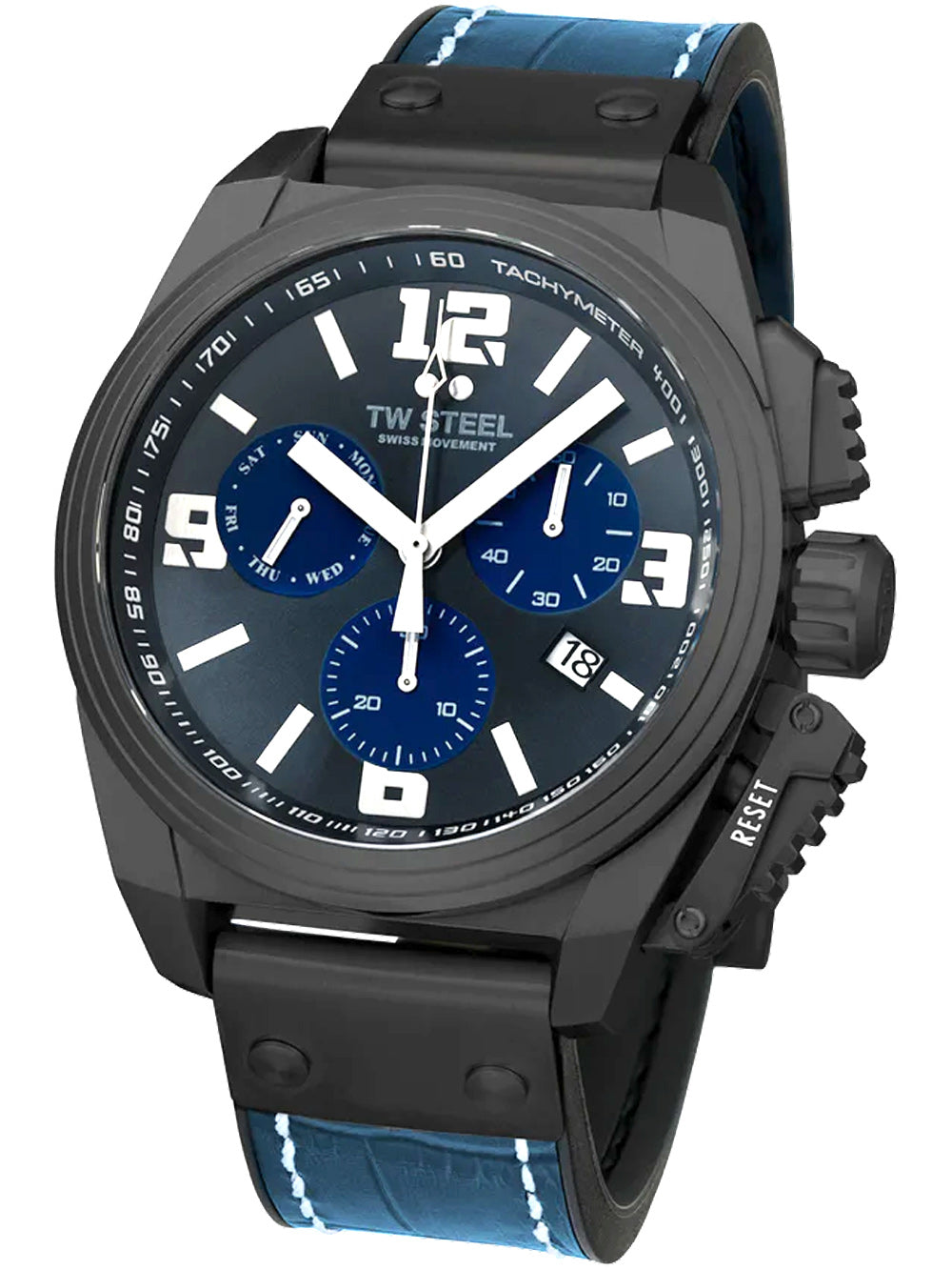 TW-Steel TW1117 Canteen Chronograph vyriškas laikrodis 46mm 10ATM